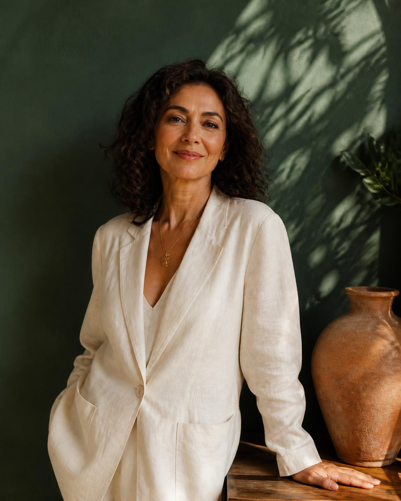 Maria José Lima, psicoterapeuta sistêmica e mentora, em retrato editorial